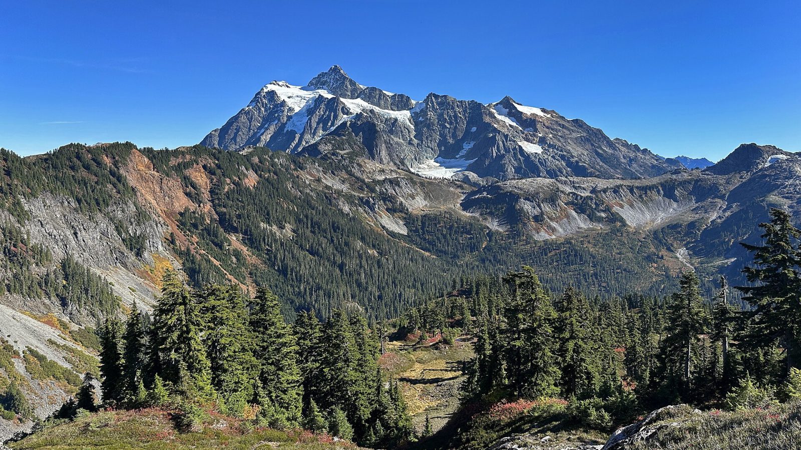 Mt. Baker seen from Artist Point at the end of the Mt. Baker Highway